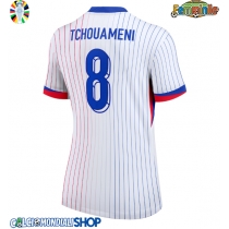 Maglie da calcio Francia Aurelien Tchouameni #8 Seconda Maglia Femminile Europei 2024 Manica Corta